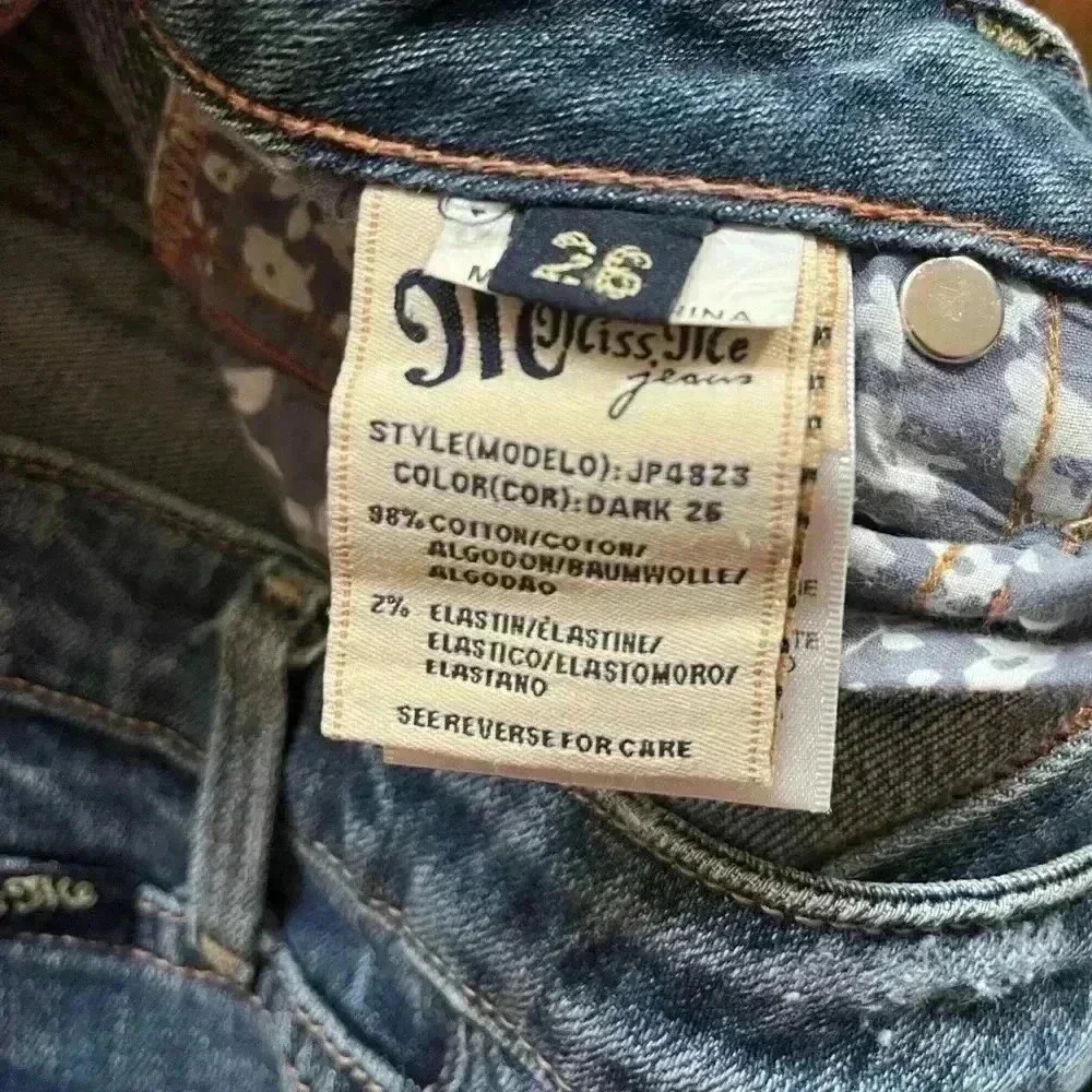 Miss Me Medium Wash Bootcut jeans size 26 - Picture 3 of 3